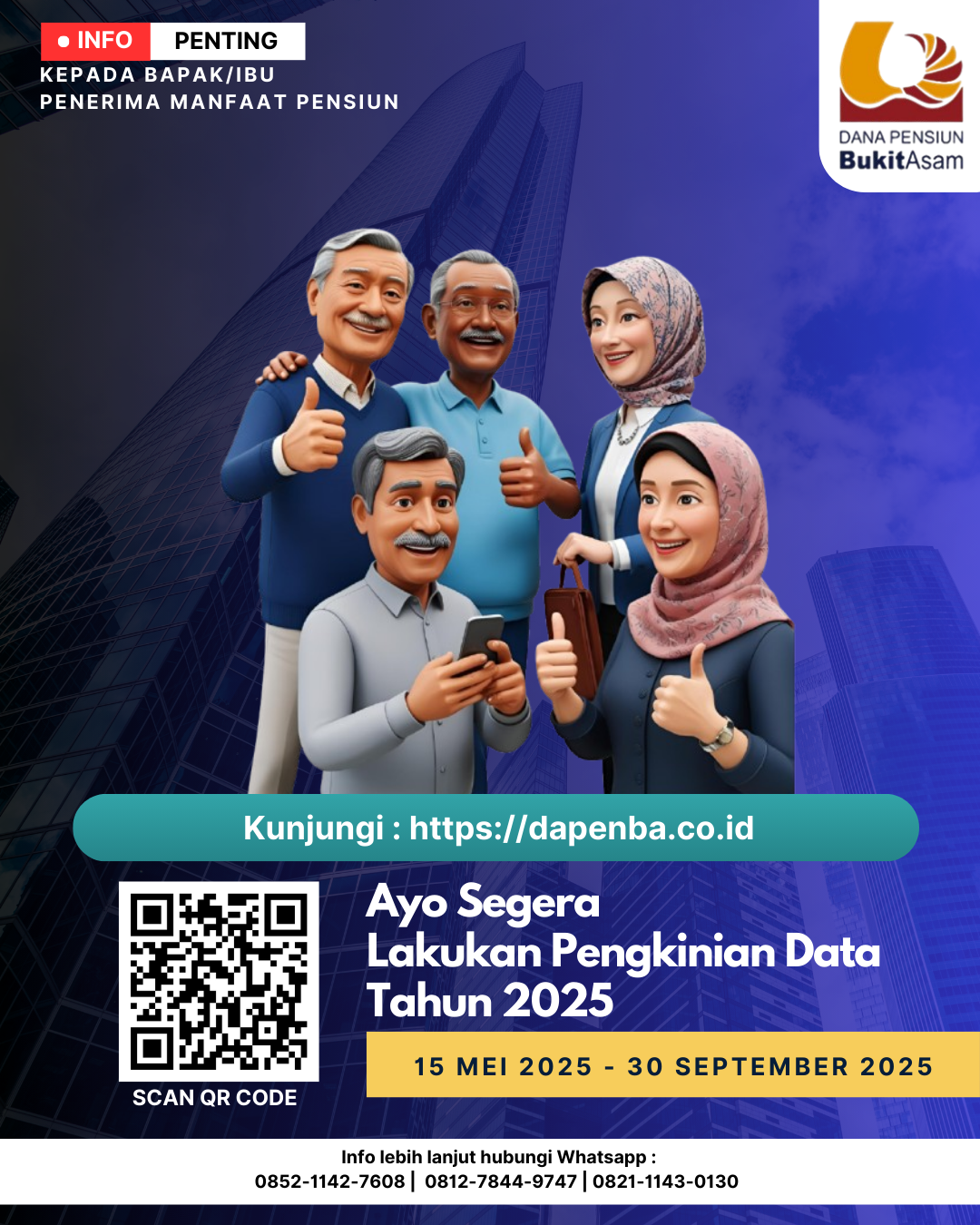 Pengkinian Data Penerima Manfaat Pensiun DPBA Tahun 2025
