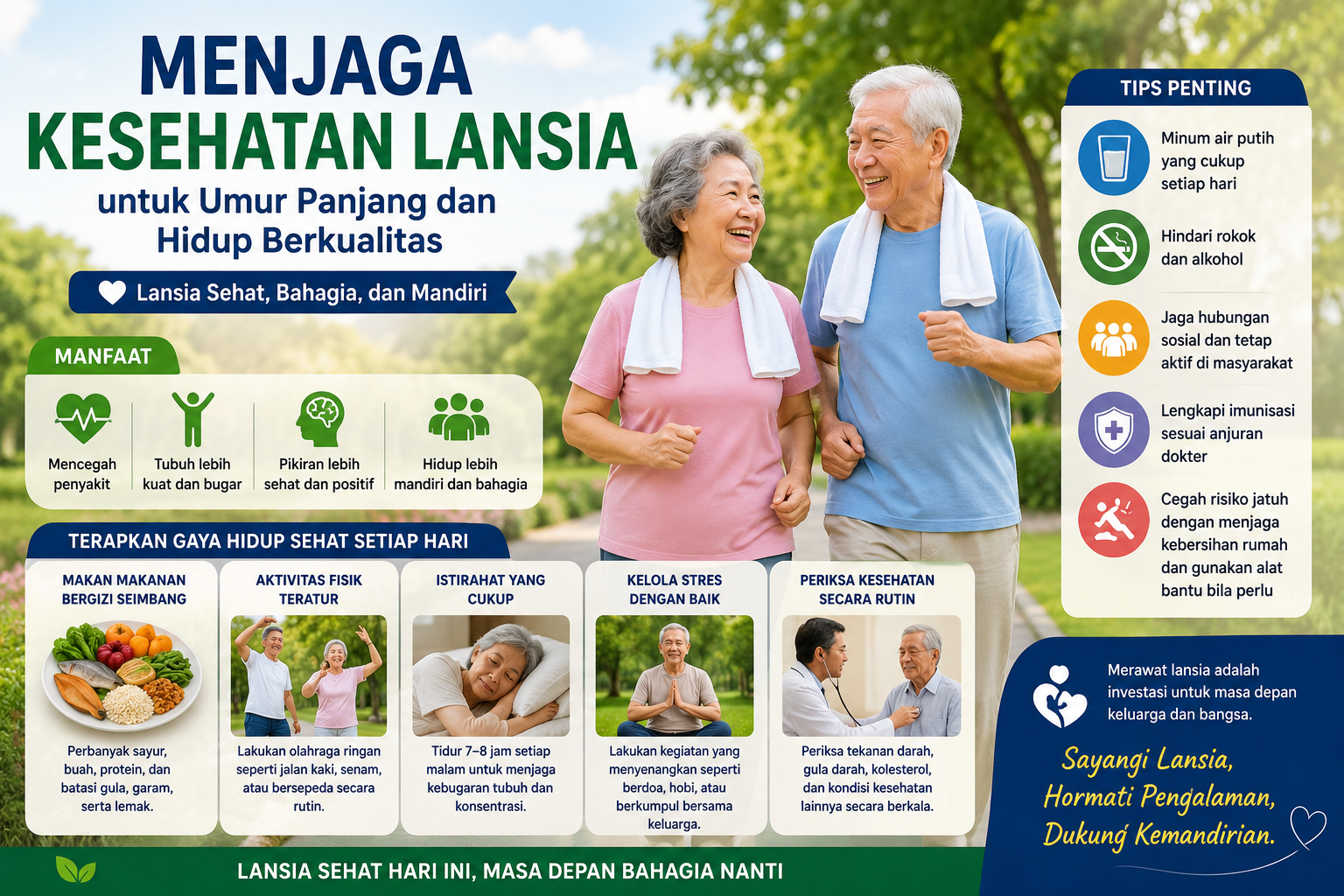 Menjaga Kesehatan Lansia untuk Umur Panjang dan Hidup Berkualitas